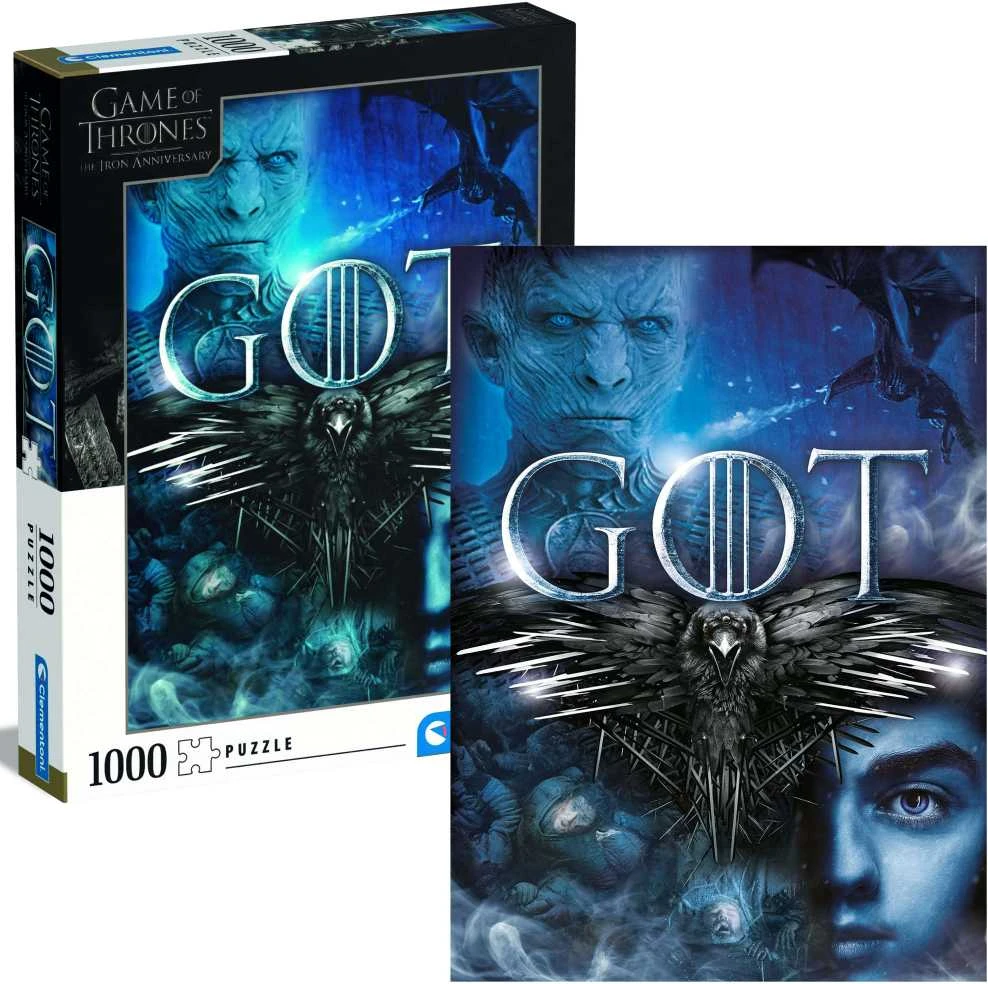 Clementoni Dėlionė 1000 vnt. - Sostų karai (Game of Thrones)