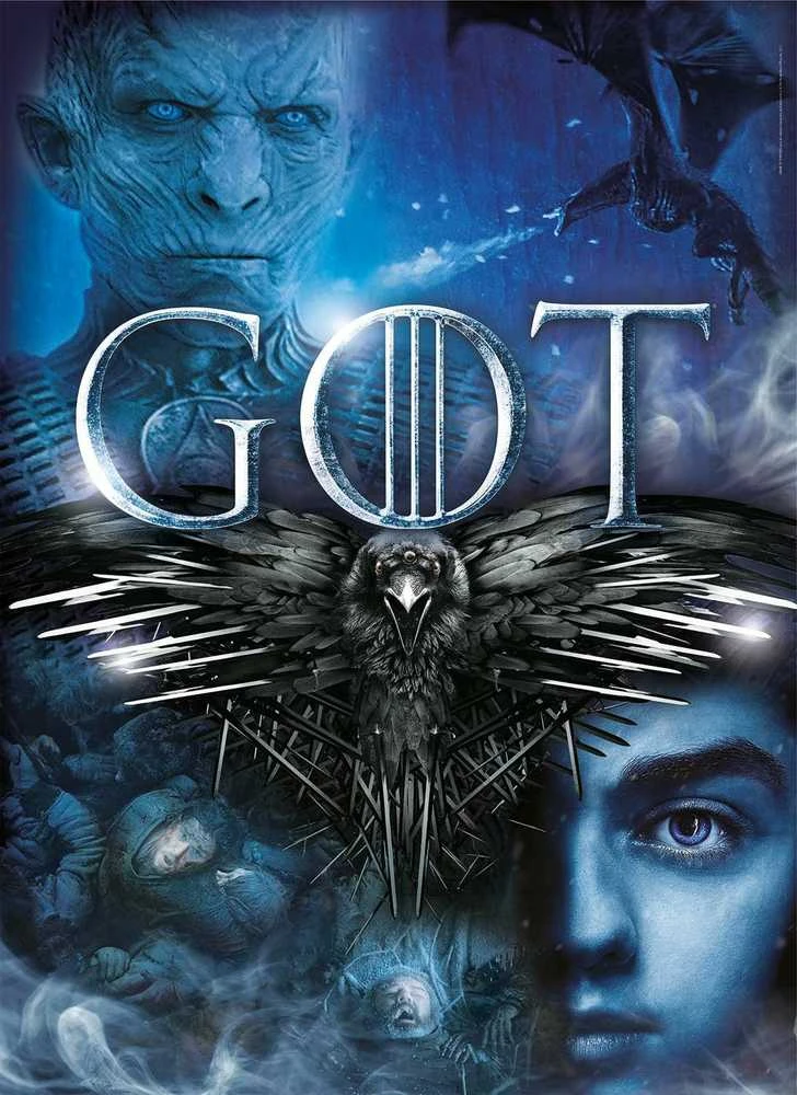 Clementoni Dėlionė 1000 vnt. - Sostų karai (Game of Thrones)