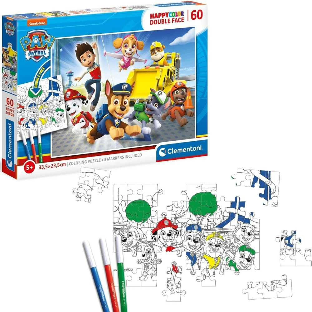 Clementoni Dėlionė 60 vnt. - Šunyčiai patruliai (PAW Patrol)