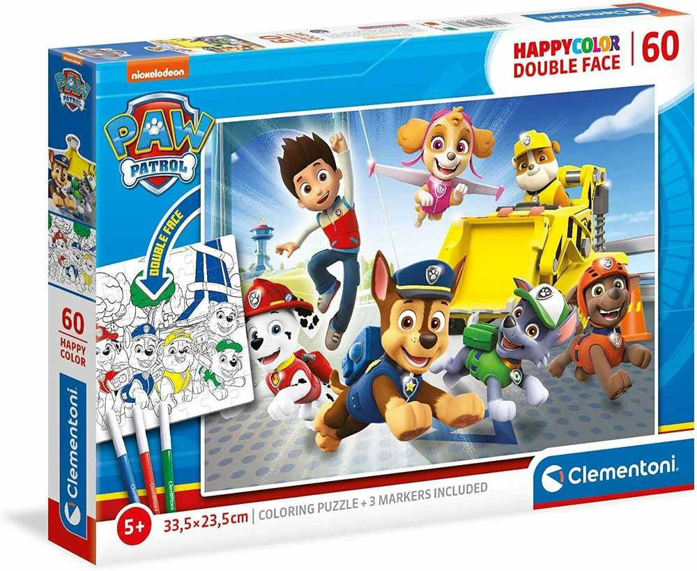 Clementoni Dėlionė 60 vnt. - Šunyčiai patruliai (PAW Patrol)