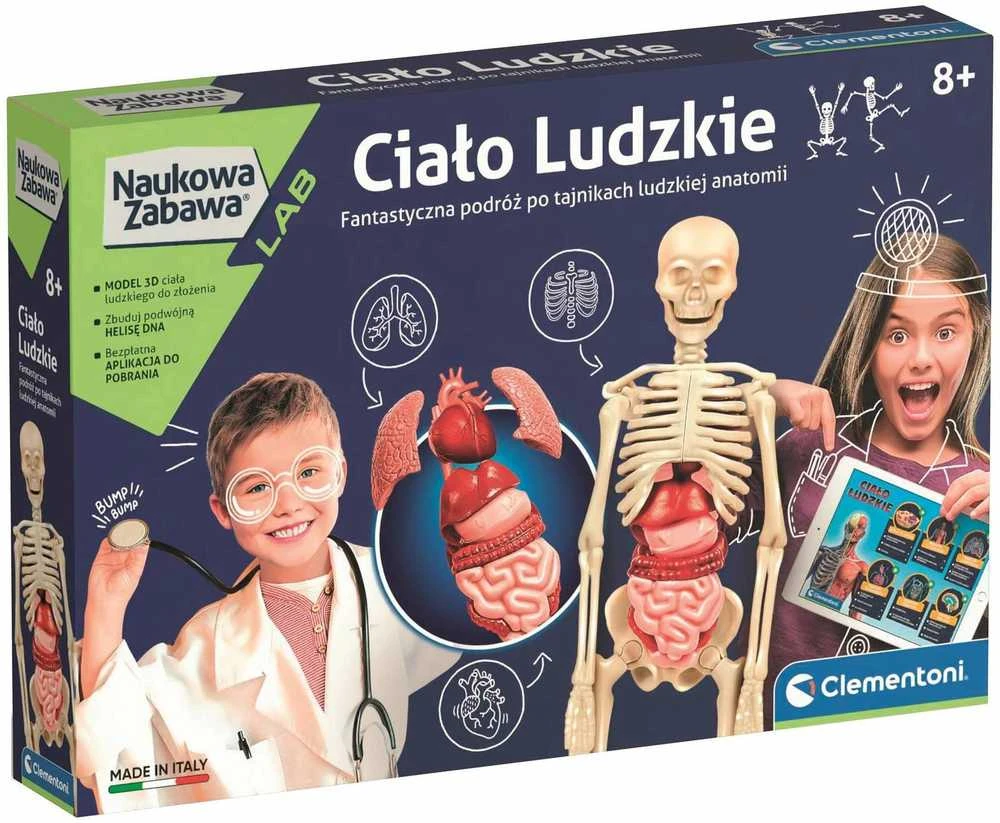 Edukacinis žaidimas Žmogaus kūnas Clementoni, 60249
