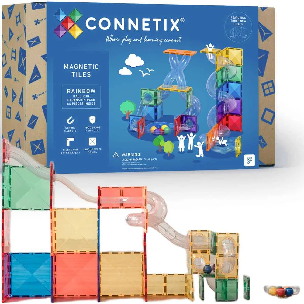 Magnetinis konstruktorius Connetix Rainbow Rutuliuko trasa