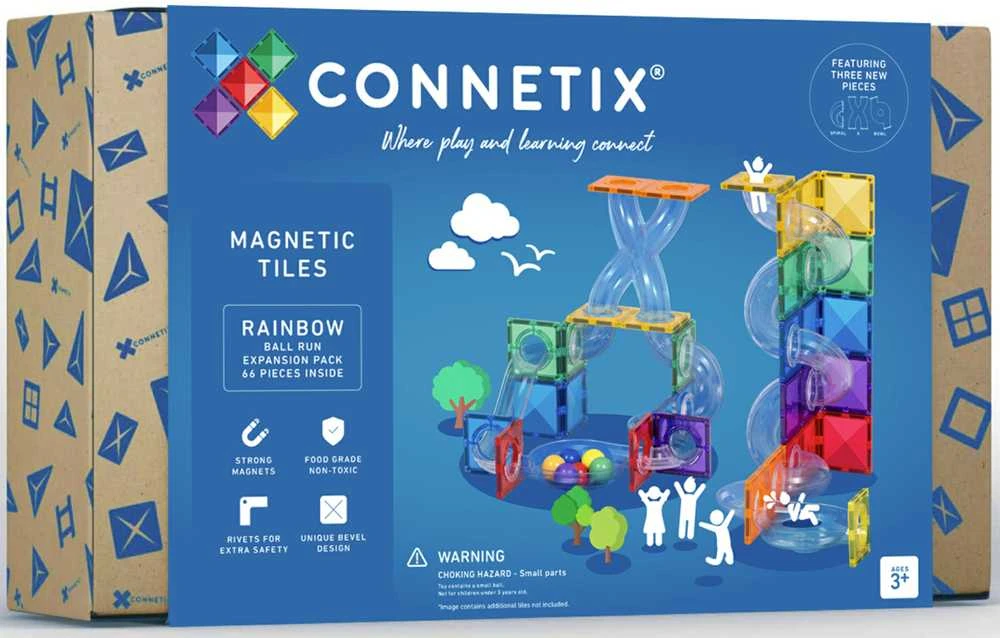 Magnetinis konstruktorius Connetix Rainbow Rutuliuko trasa