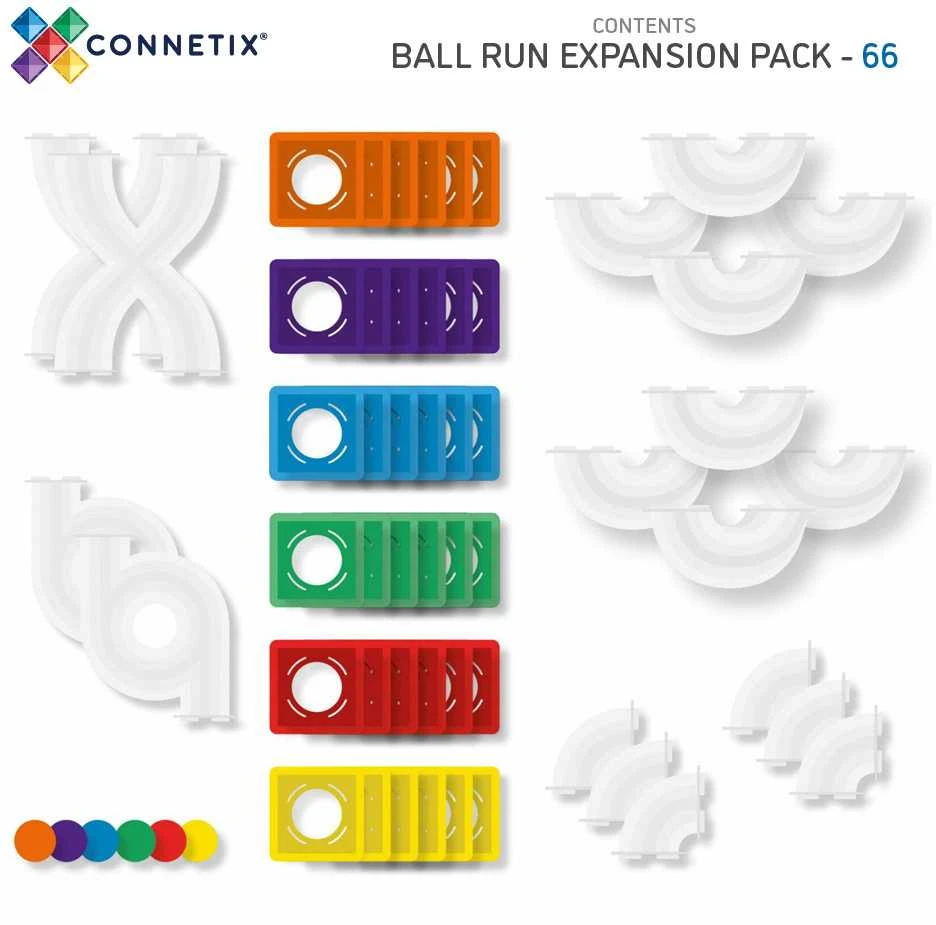 Magnetinis konstruktorius Connetix Rainbow Rutuliuko trasa