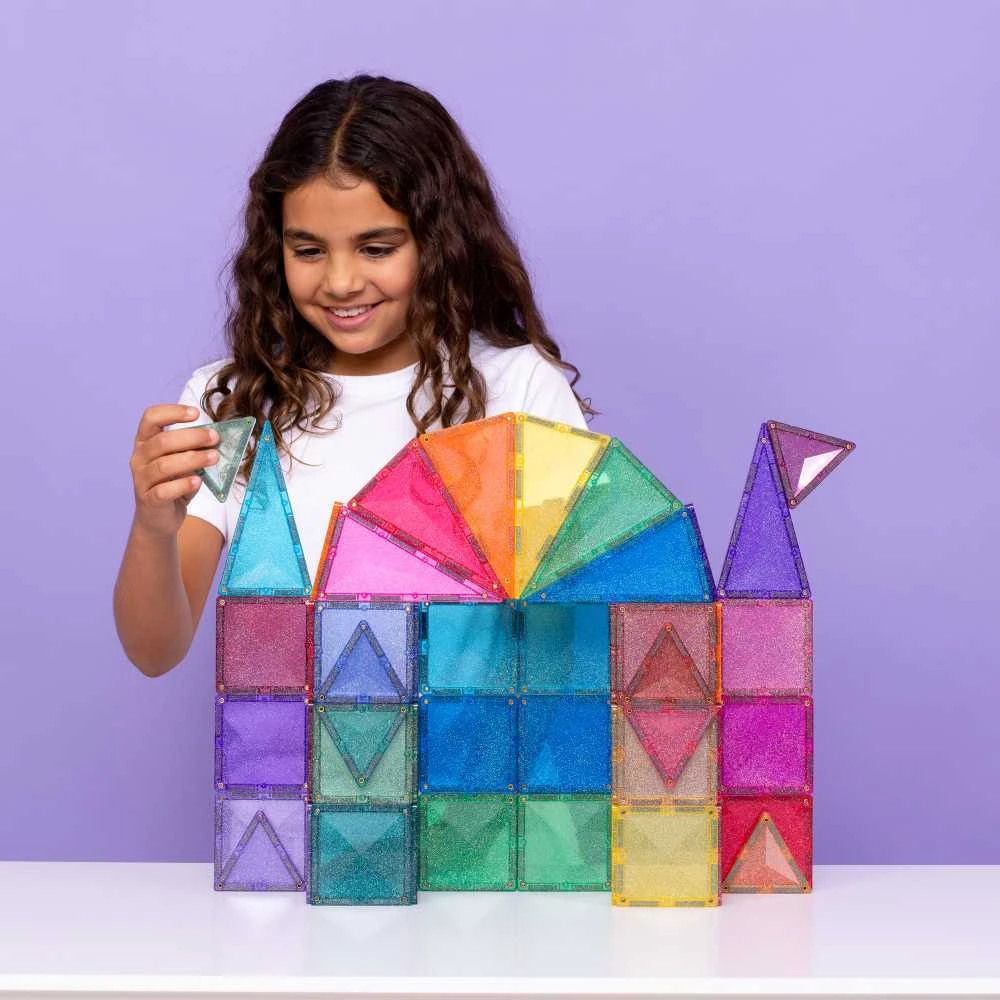 CONNETIX magnetinis konstruktorius - Glitter Castle Pack 48d.