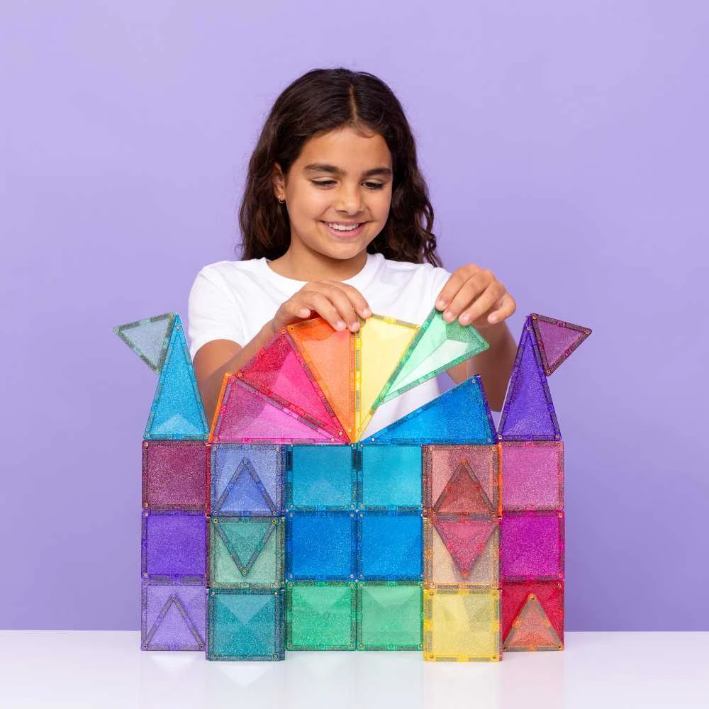 CONNETIX magnetinis konstruktorius - Glitter Castle Pack 48d.