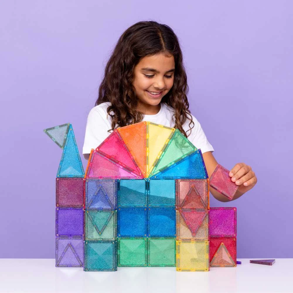 CONNETIX magnetinis konstruktorius - Glitter Castle Pack 48d.