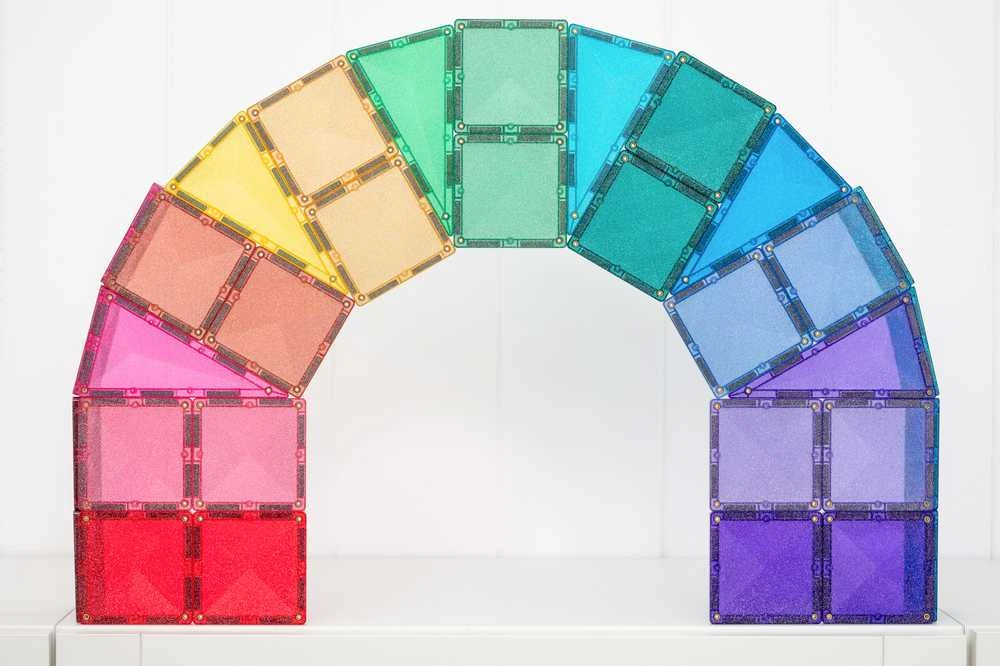 CONNETIX magnetinis konstruktorius - Glitter Castle Pack 48d.