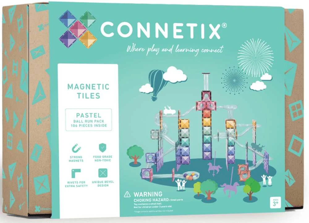 Connetix Pastelinė kamuoliukų trasa 106 dalys