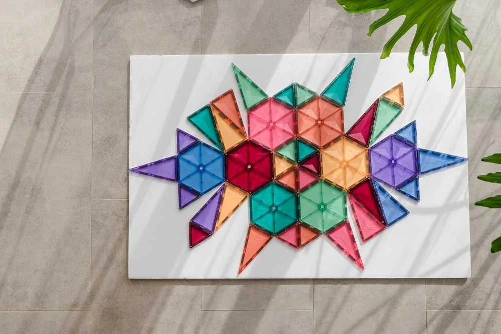 Connetix Pastelinis Geometrinis rinkinys 40 dalių