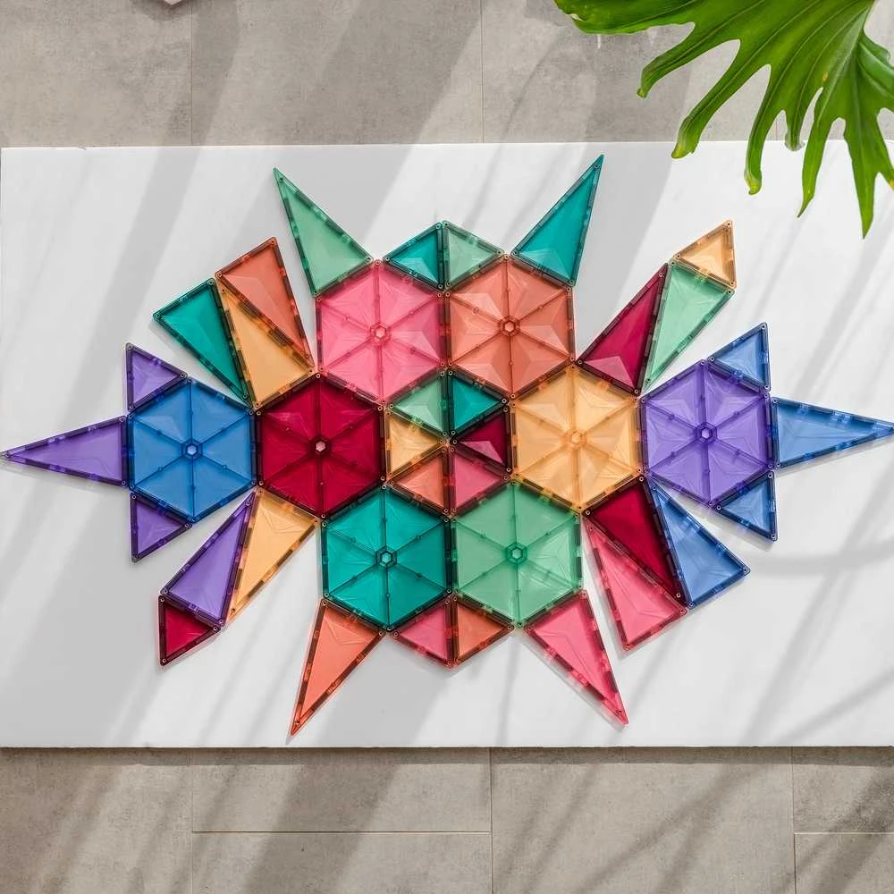 Connetix Pastelinis Geometrinis rinkinys 40 dalių