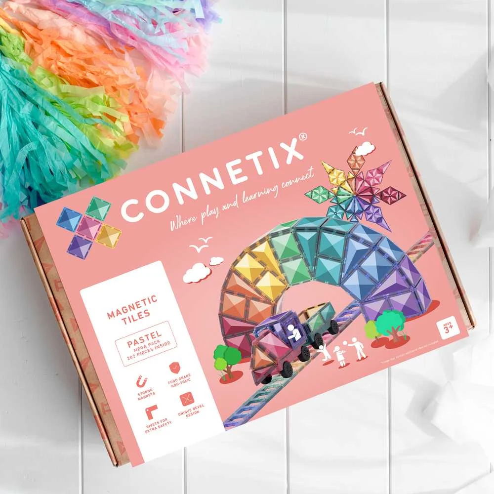 Connetix Pastelinis MEGA rinkinys 202 dalys