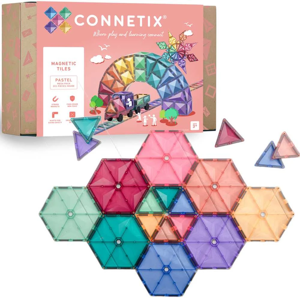 Connetix Pastelinis MEGA rinkinys 202 dalys