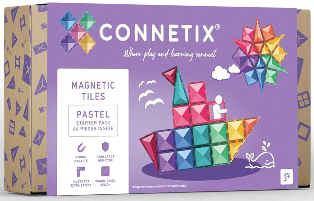 Trefl Connetix Pastelinis STARTER rinkinys 64 dalių