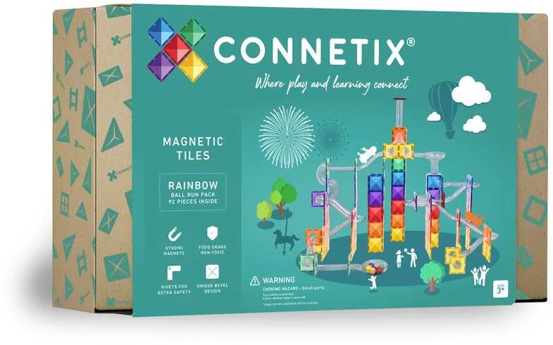 Connetix kamuoliukų trasa 92 dalys