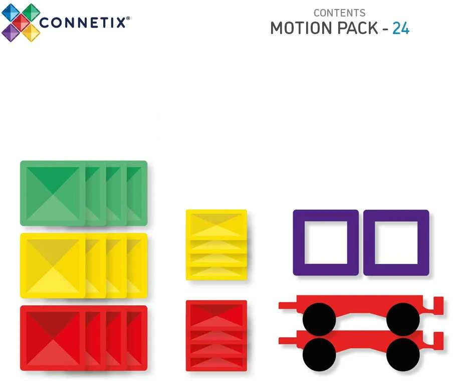 Connetix MOTION rinkinys 24 dalių