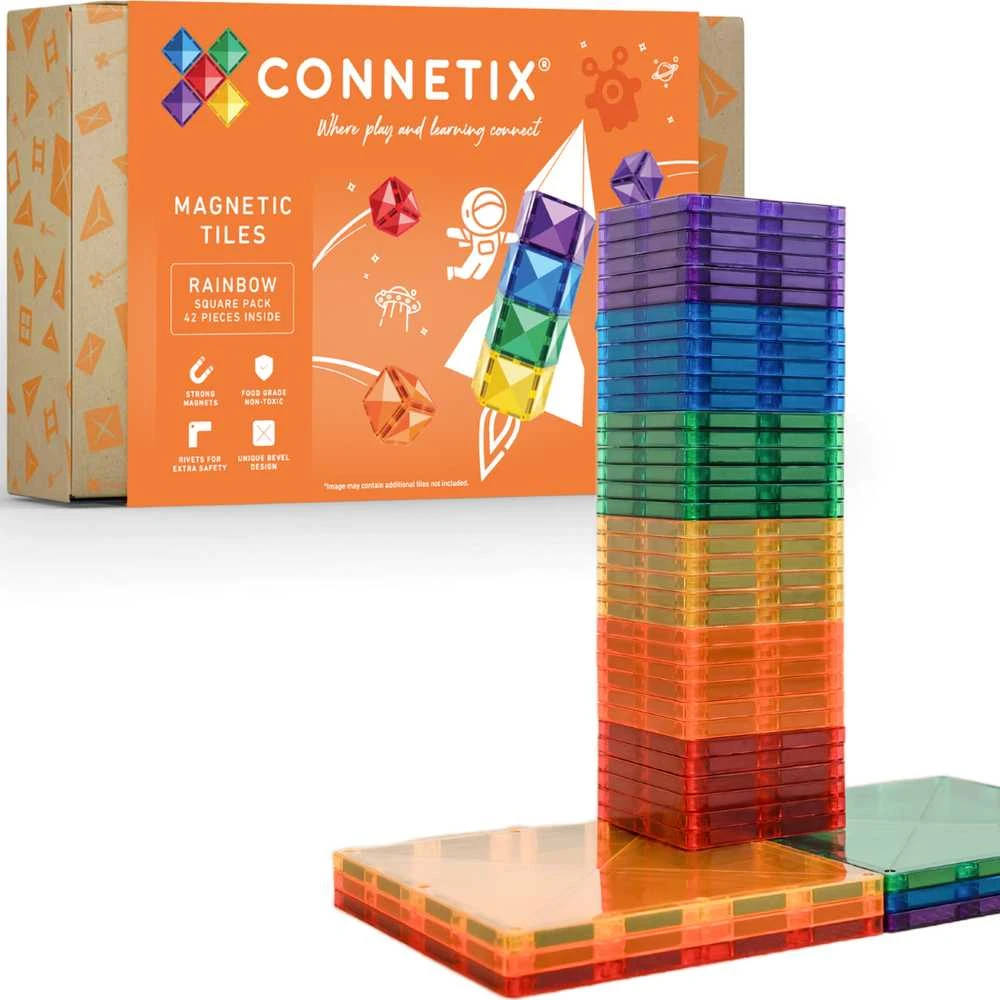 Connetix Kvadratų rinkinys 42 dalių