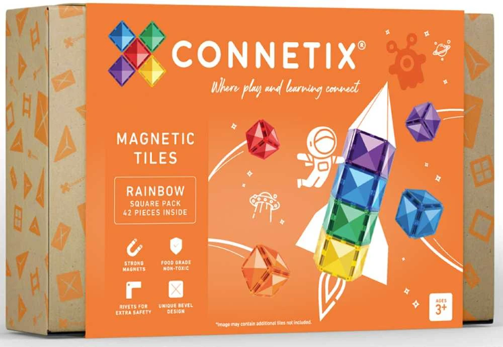 Connetix Kvadratų rinkinys 42 dalių
