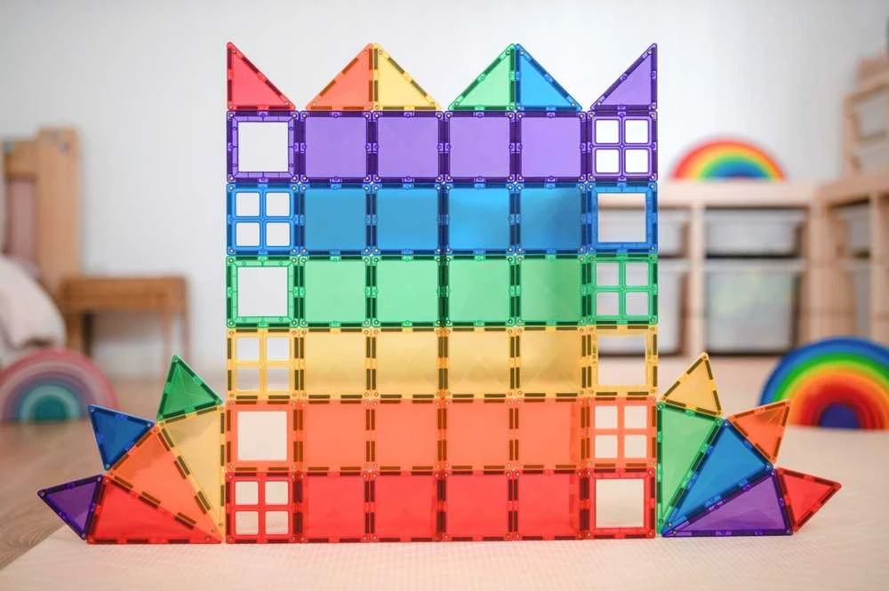 Magnetinis konstruktorius Connetix  Rainbow Starter Pack, 60 dalių