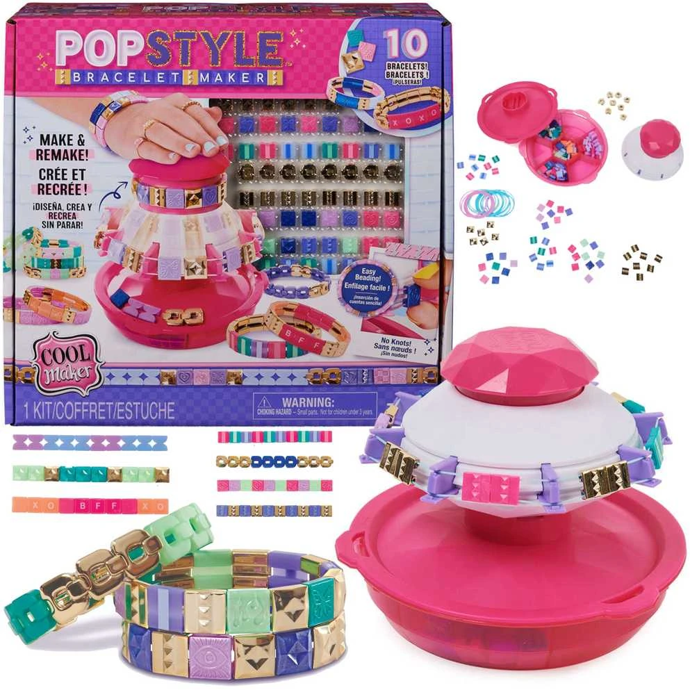 COOL MAKER Apyrankių gaminimo rinkinys POP STYLE
