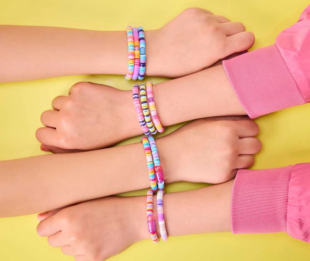 Apyrankių vėrimo rinkinys COOL MAKER Stack'd Heishi Bracelet Studio