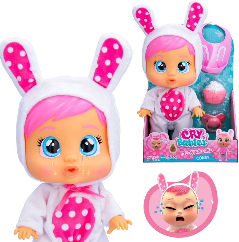 TM Toys Cry Babies Loving Care lalka Coney
