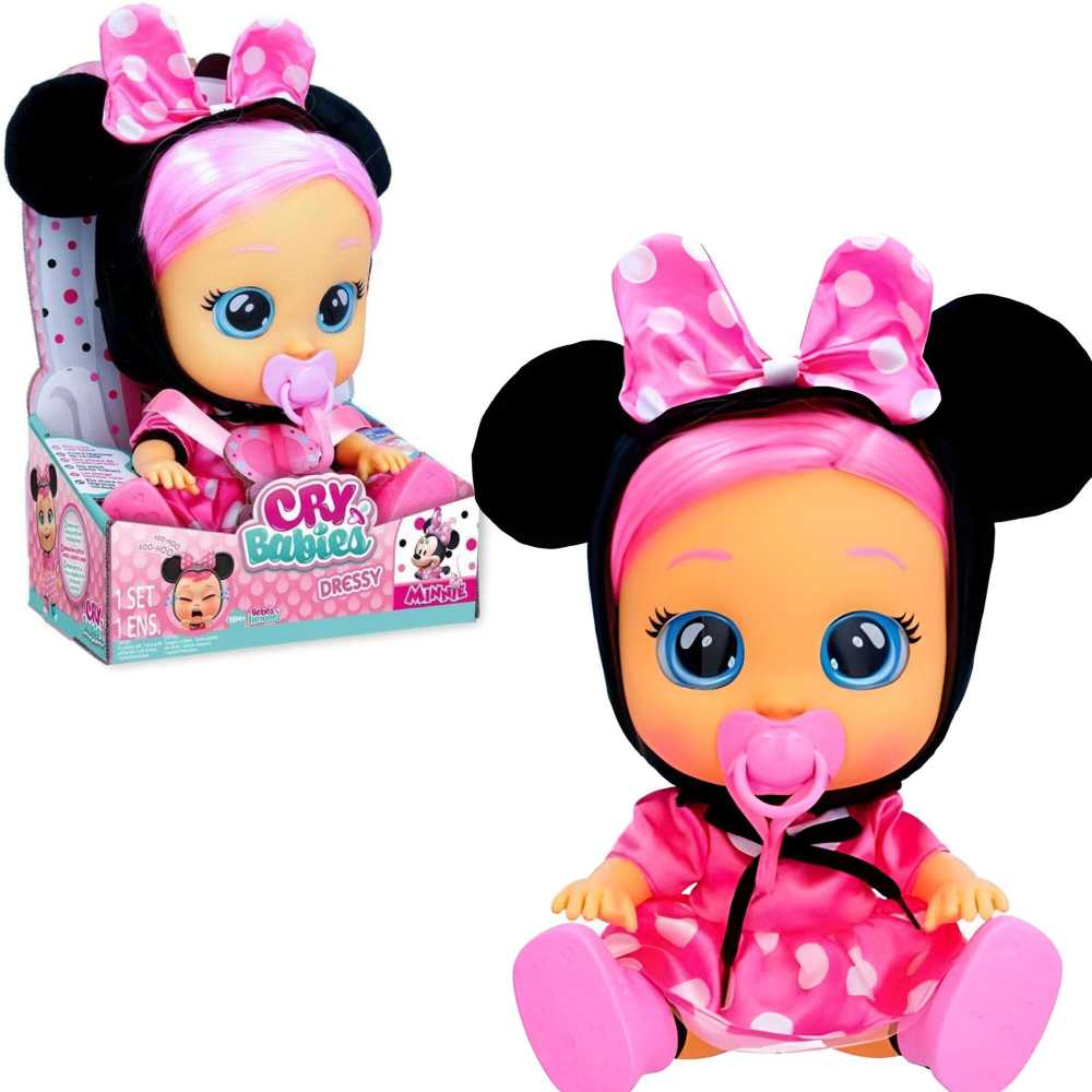 TM Toys Cry Babies Magic Tears interaktyvi lėlė Minnie Mouse Disney