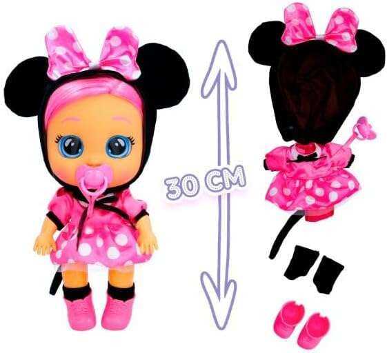 TM Toys Cry Babies Magic Tears interaktyvi lėlė Minnie Mouse Disney