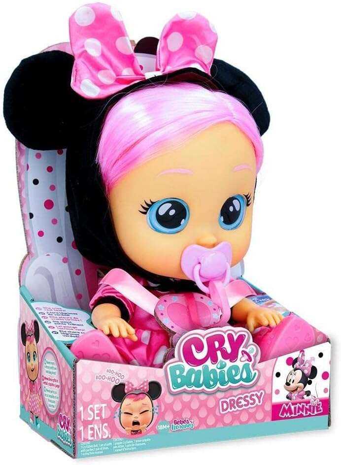 TM Toys Cry Babies Magic Tears interaktyvi lėlė Minnie Mouse Disney