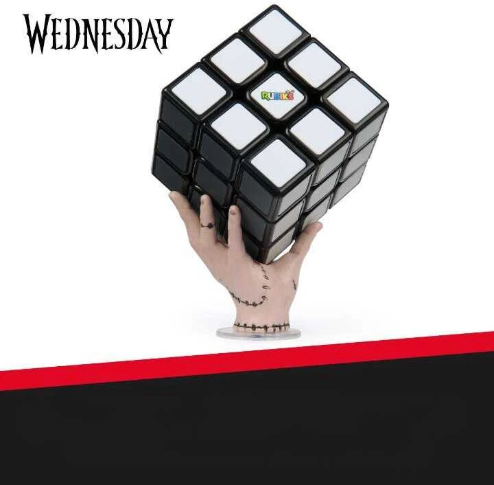 Spin Master Cube Originalus Rubiko kubas Trečiadienis 3x3 + Ponas Rankų stovas