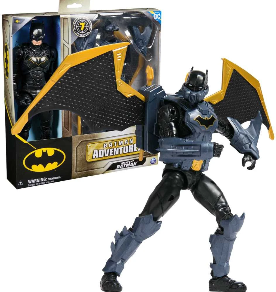 Batman Betmenas - Nuotykiai Sparnų Ataka Betmenas 30 cm (6070532)
