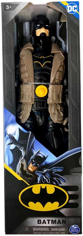 DC Comics Batman didelė figūrėlė lėlė rudu paltu 30 cm