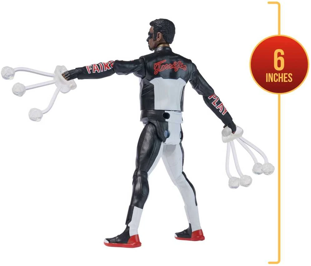 DC Comics Epic Strike maža figūrėlė, judanti lėlė Mr. Terrific, 15 cm + priedai