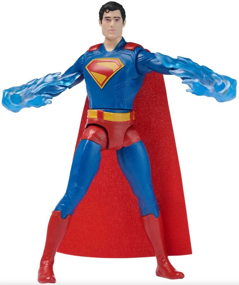 DC Comics Epic Strike maža figūrėlė Superman judanti lėlė 15 cm + priedai