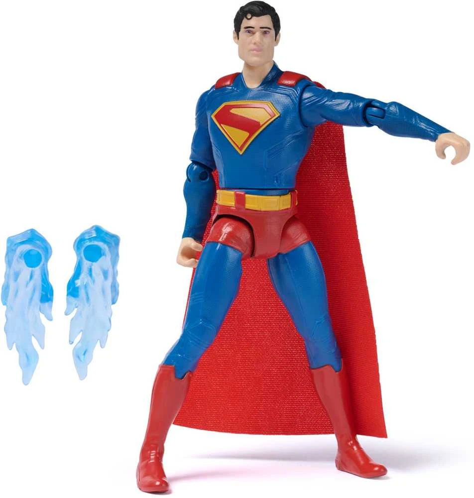 DC Comics Epic Strike maža figūrėlė Superman judanti lėlė 15 cm + priedai