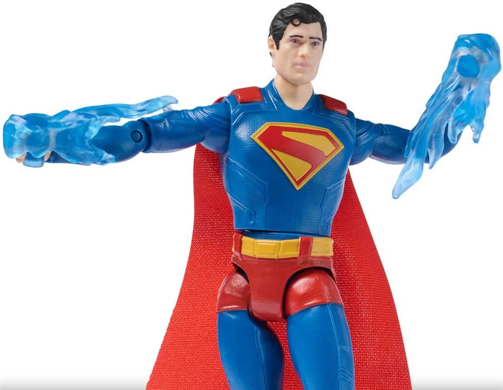 DC Comics Epic Strike maža figūrėlė Superman judanti lėlė 15 cm + priedai