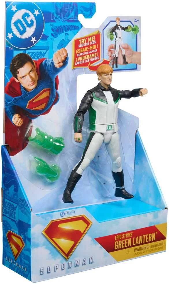 DC Comics Epic Strike maža figūrėlė Žaliasis Žibintas judama lėlė Žaliasis Žibintas 15 cm + priedai