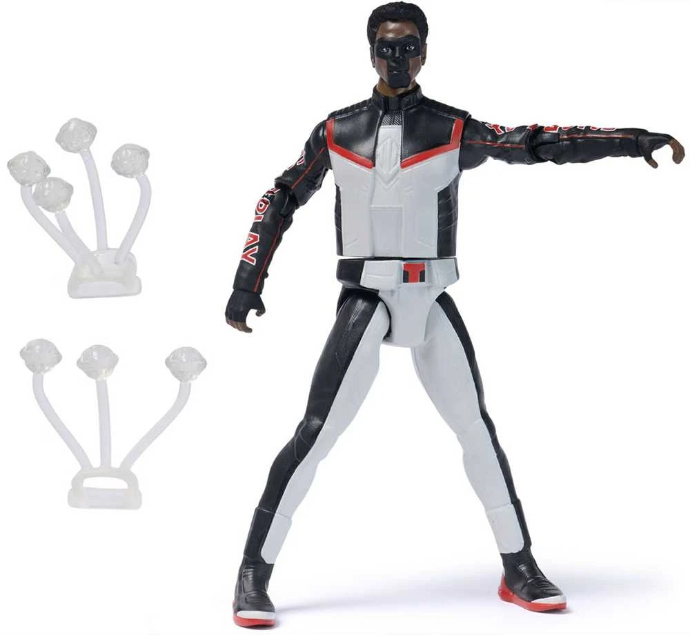 DC Comics Epic Strike maža figūrėlė, judanti lėlė Mr. Terrific, 15 cm + priedai