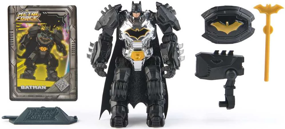 DC Comics Metal Force maža figūrėlė Betmenas Betmenas Nakties riteris lėlė 12 cm