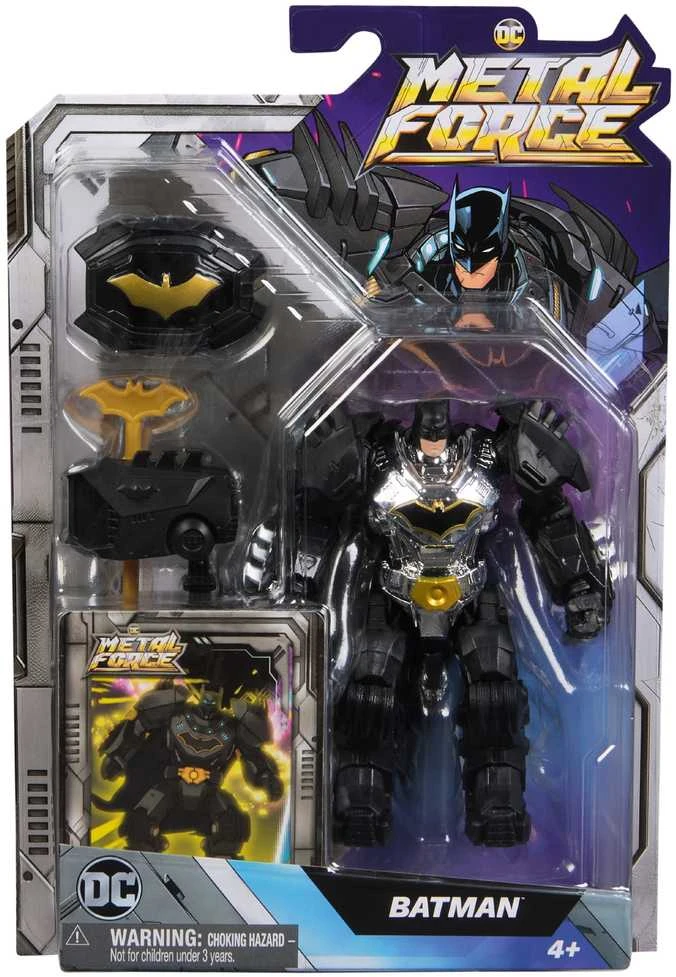 DC Comics Metal Force maža figūrėlė Betmenas Betmenas Nakties riteris lėlė 12 cm