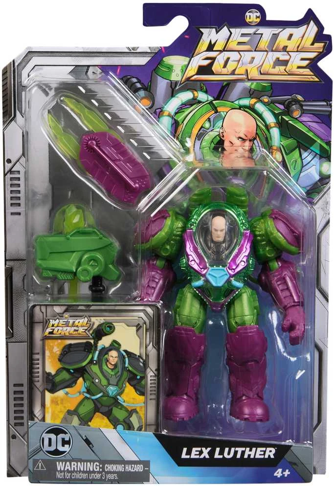 DC Comics Metal Force maža figūrėlė Lex Luthor lėlė 12 cm