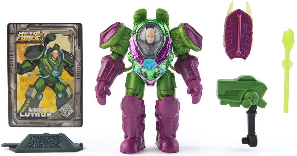DC Comics Metal Force maža figūrėlė Lex Luthor lėlė 12 cm