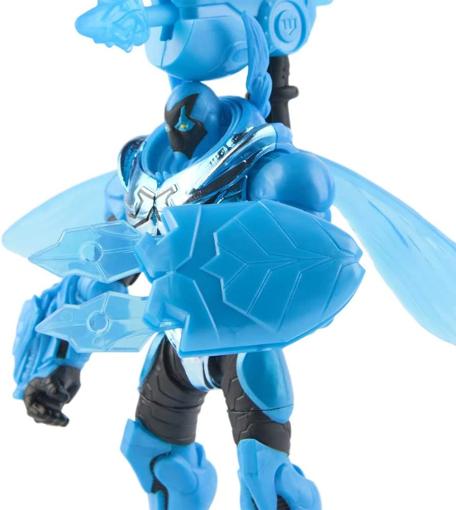 DC Comics Metal Force maža figūrėlė Mėlynojo vabalo skarabėjo vyro lėlė 12 cm