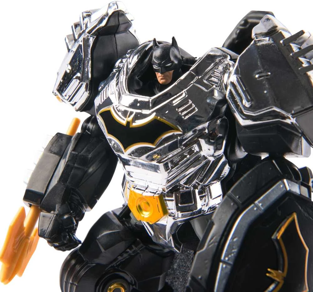 DC Comics Metal Force rinkinys figūrėlė + šarvai Batman Superhero Night Knight 10 cm