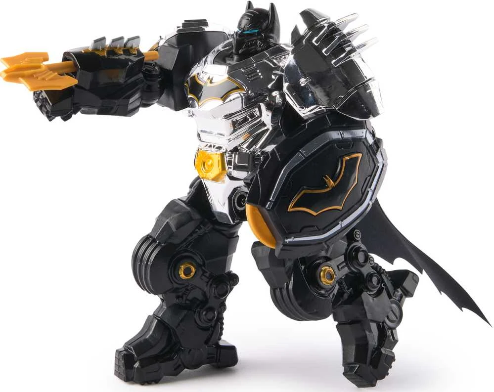 DC Comics Metal Force rinkinys figūrėlė + šarvai Batman Superhero Night Knight 10 cm