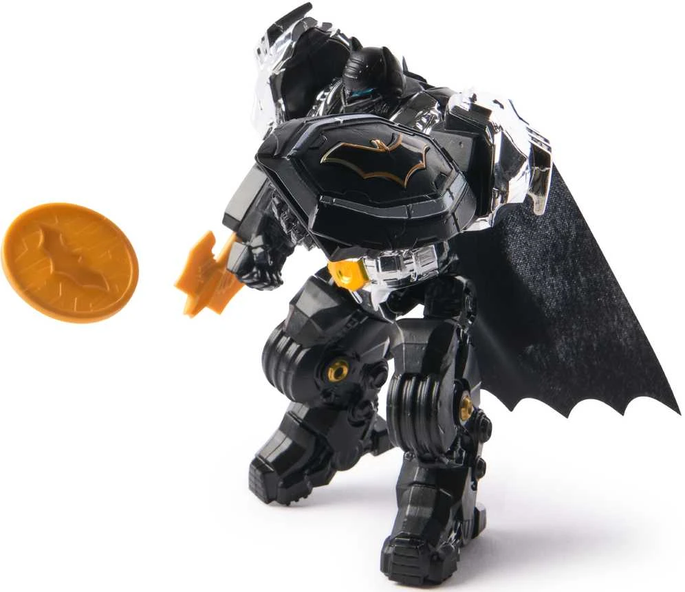 DC Comics Metal Force rinkinys figūrėlė + šarvai Batman Superhero Night Knight 10 cm