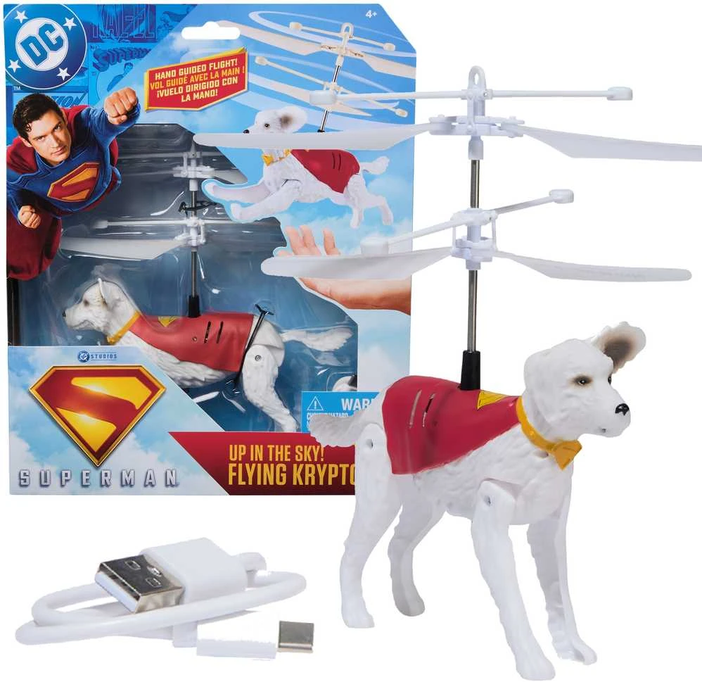 Spin Master SUPERMAN sklandanti figūrėlė Handheld Flying Krypto, 6073191