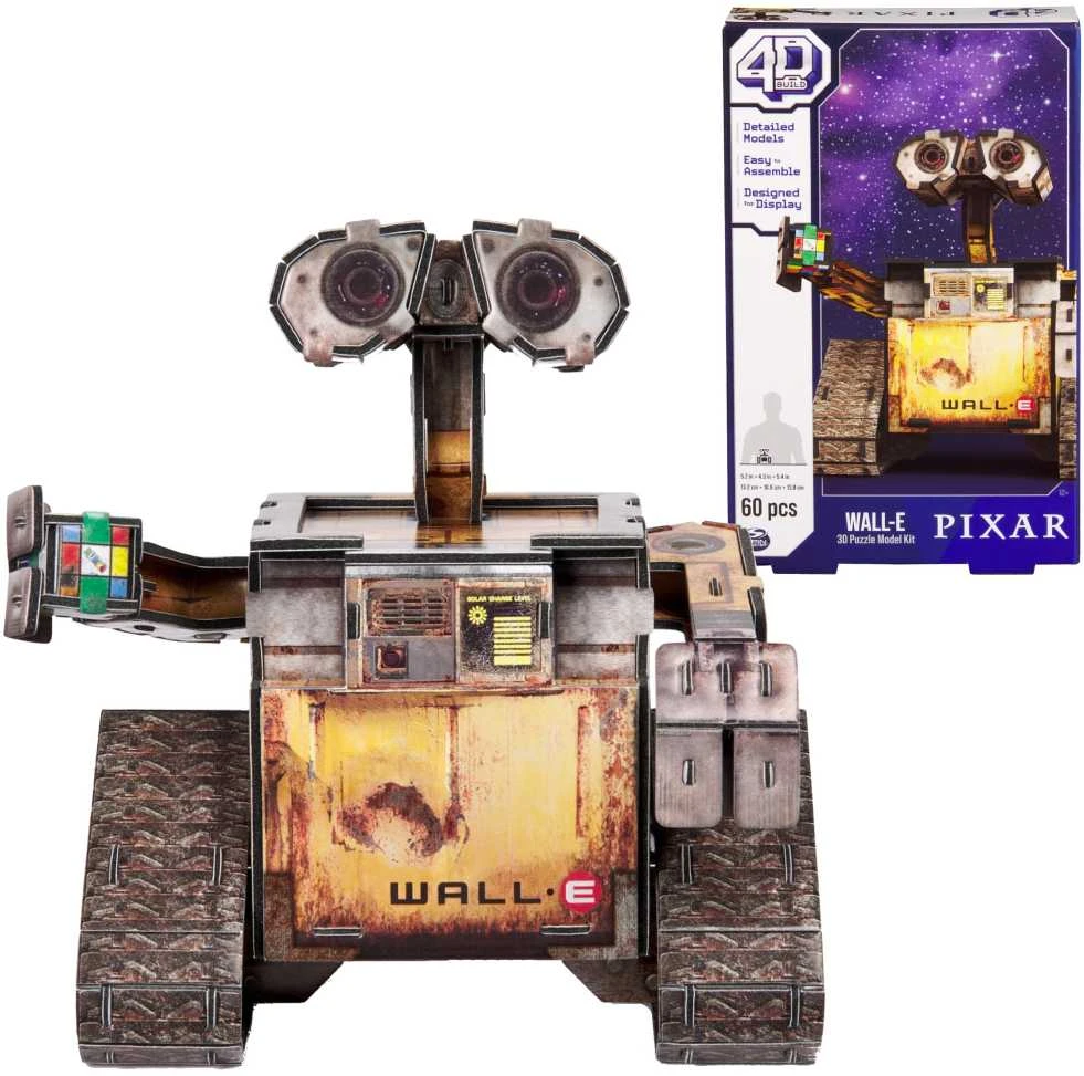 Dėlionė 4D WALL-E modelio figūrėlė 3D surinkti