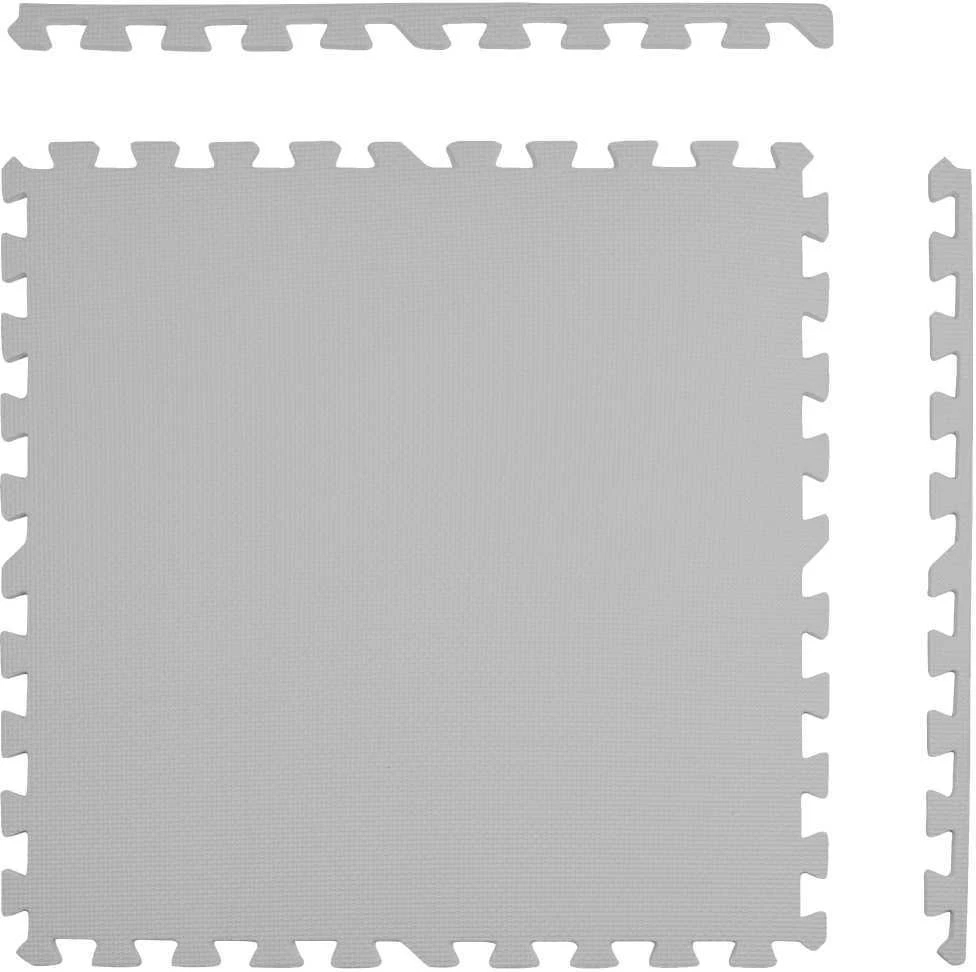Dėlionė Humbi Foam Mat Foam Puzzle 9 vnt. rožinis grafito pilkas 180 x 180 x 1 cm