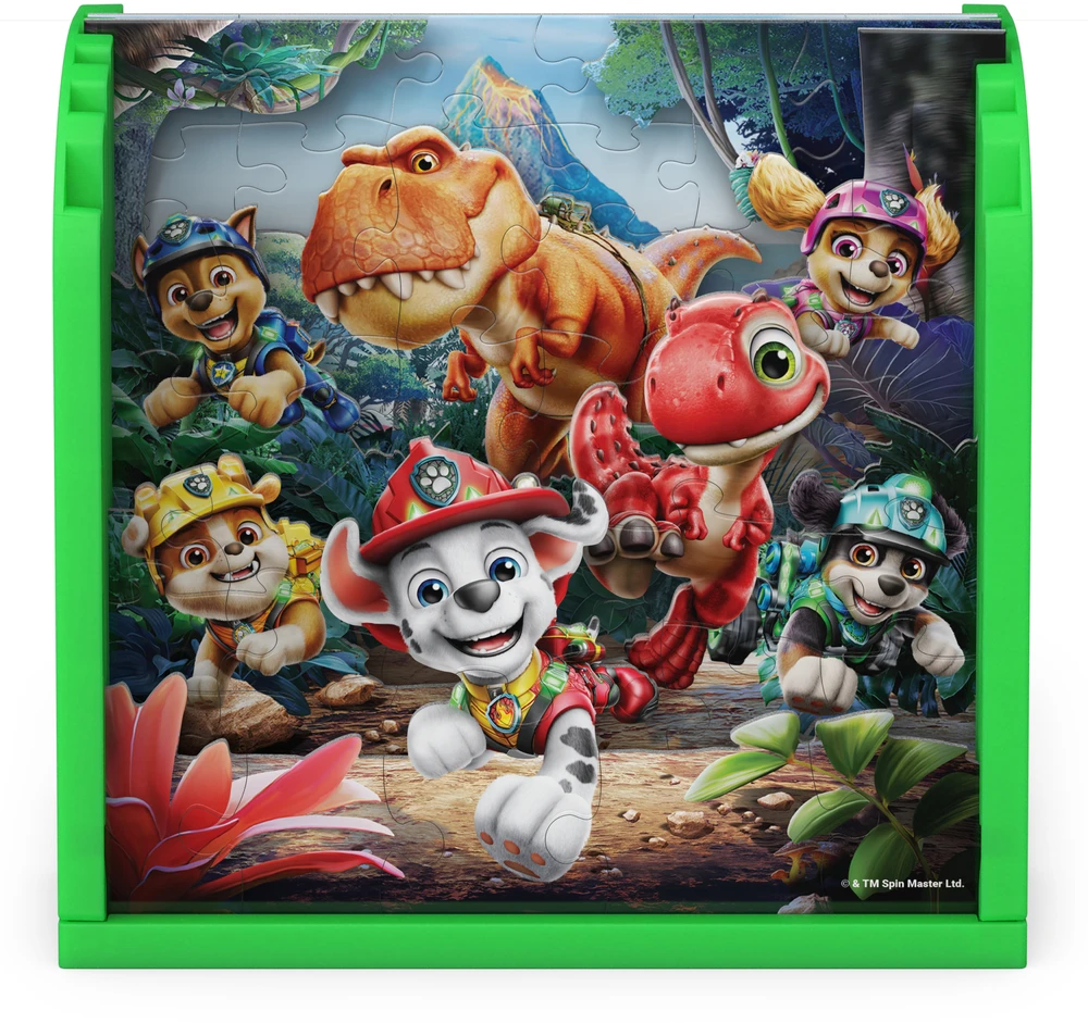 Dėlionė Sm Games Puzzles Psi Patrol I Dinozaury Film Dino Puzzle 5 Układanek 3d 125 El. + Podstawka